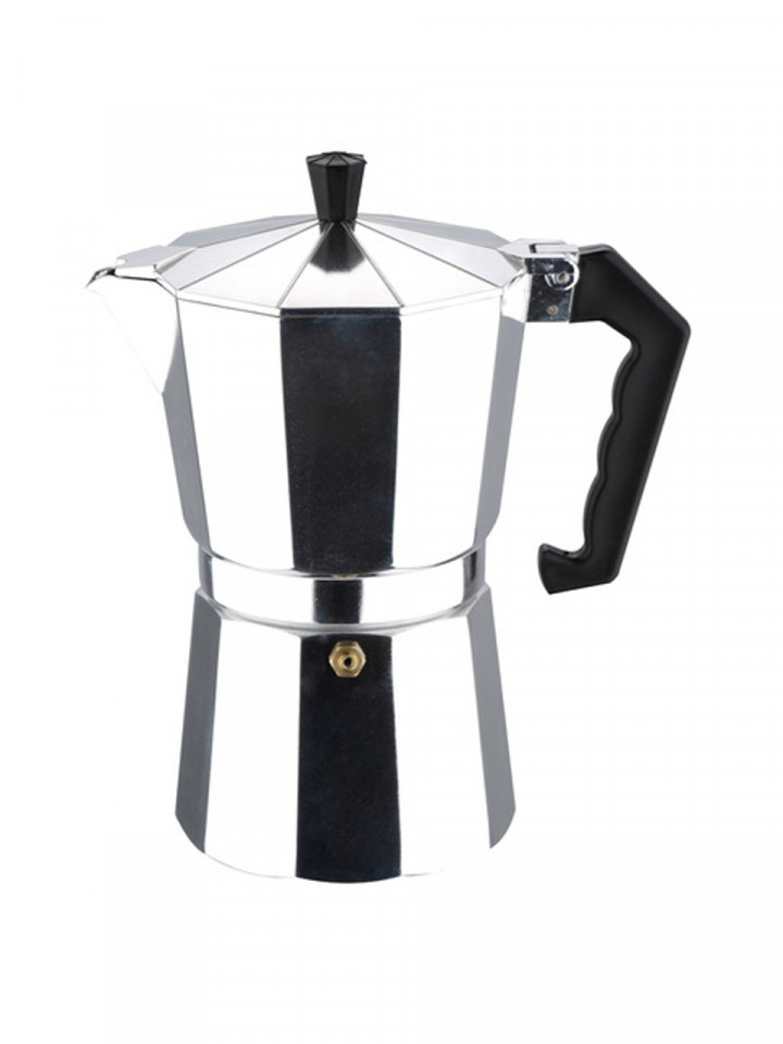 CAFETERA MOKA GRECA PLATEADA 12 TAZAS